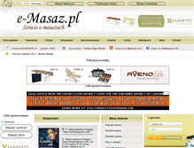 Tablet Screenshot of e-masaz.pl