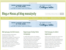Tablet Screenshot of blog.e-masaz.pl
