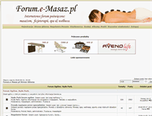 Tablet Screenshot of forum.e-masaz.pl