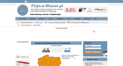 Desktop Screenshot of fizjo.e-masaz.pl
